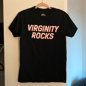 hot topic virginity rocks graphic tee